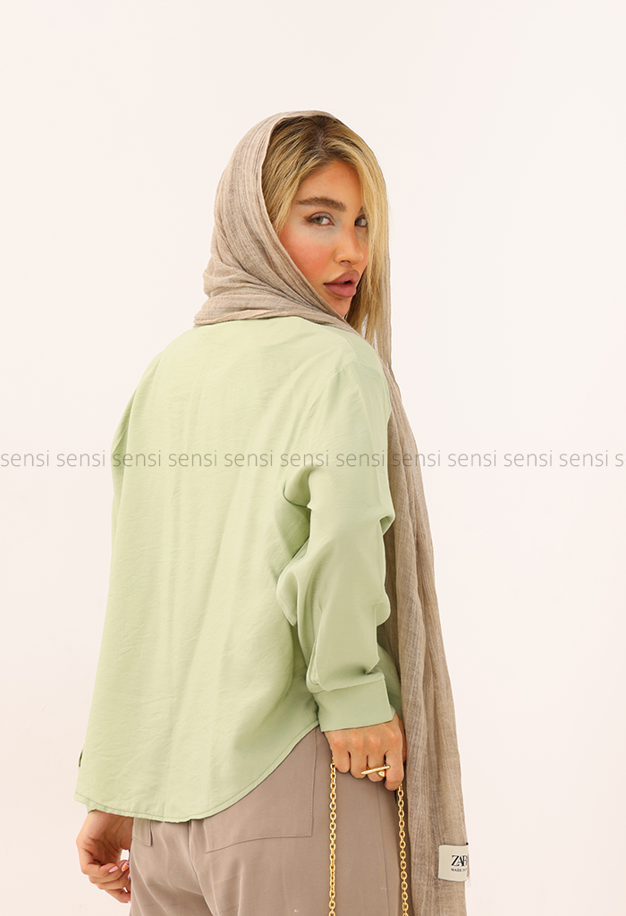 شومیز زنانه پری باکسی کد1006425